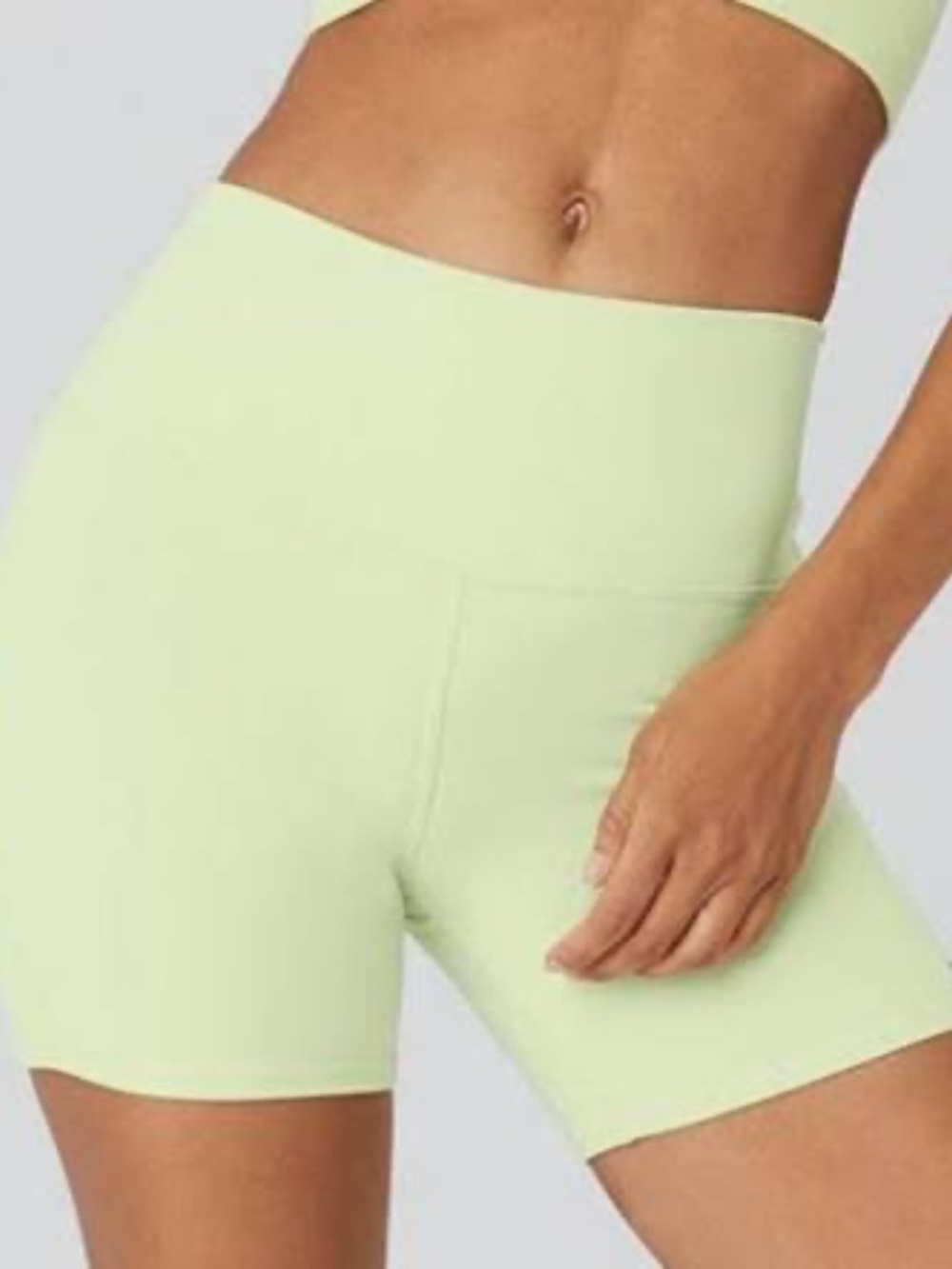 ALO YOGA AIRBRUSHED HIGH WAIST BIKER SHORTS LIMITED EDITION XS